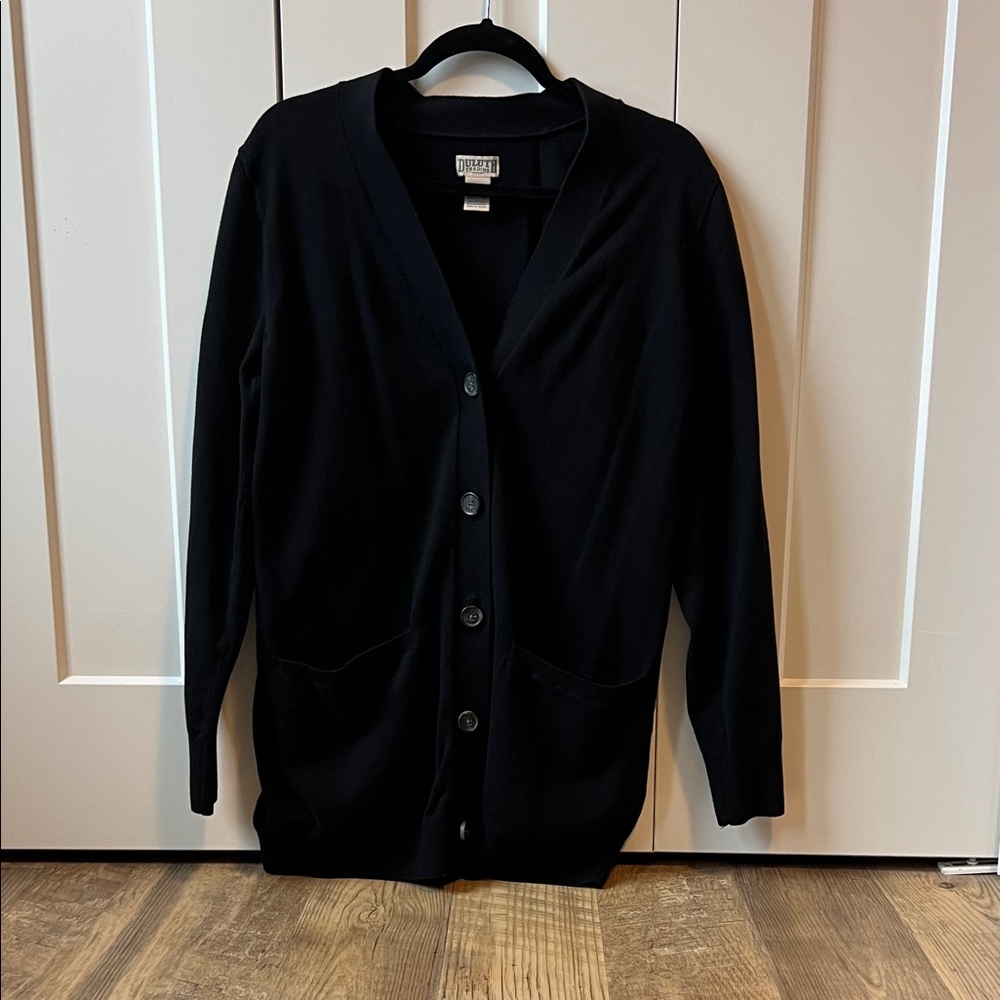 Duluth Trading Co Black Cardigan